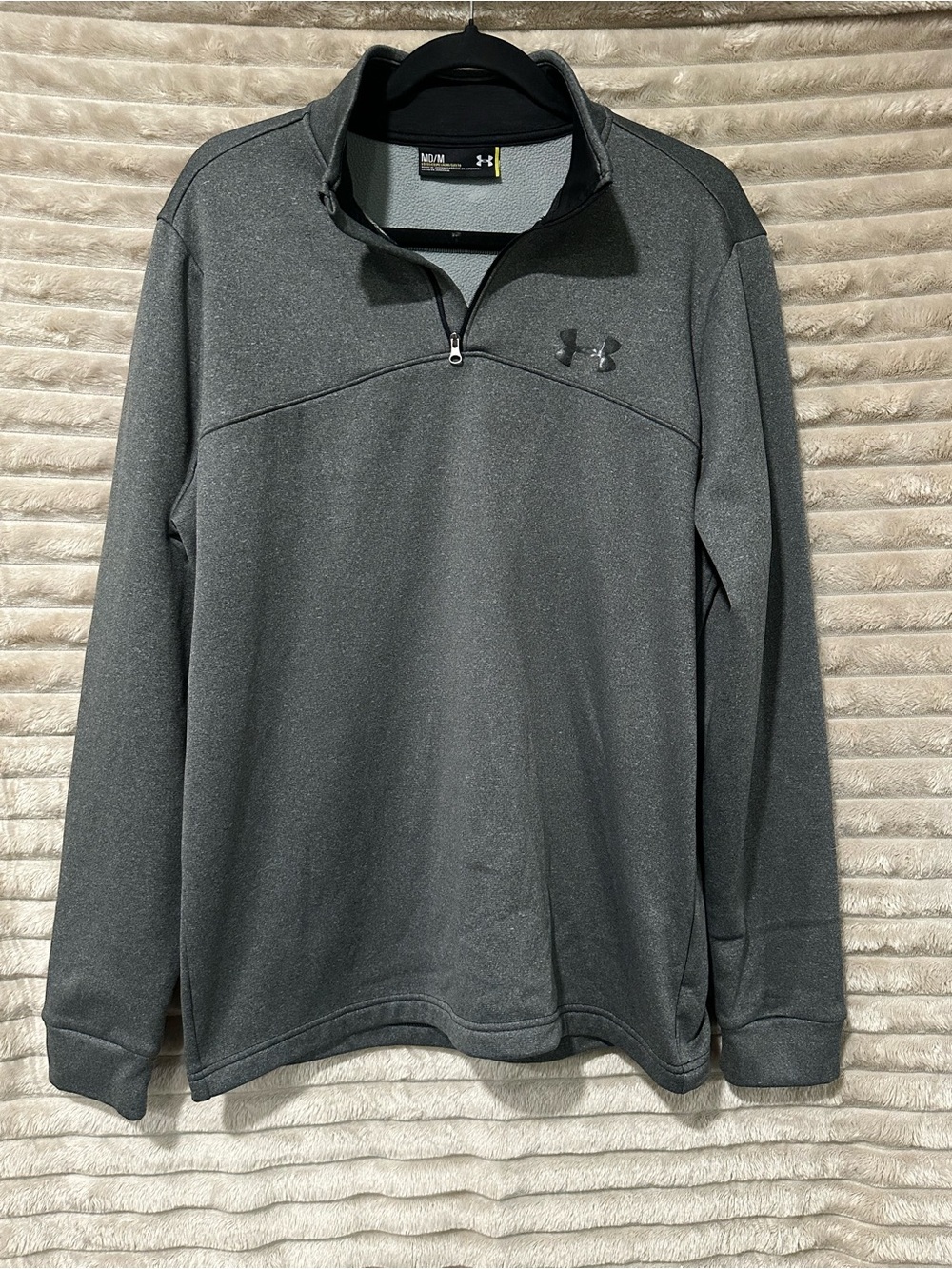 Under Armour Men's Gray Quarter-Zip Pullover
